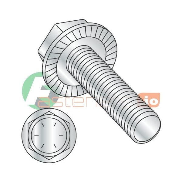 Newport Fasteners Grade 8, 1/4"-20 Hex Flange Bolt, Zinc Plated Steel, 3/8 in L, 3000 PK 727937 - main